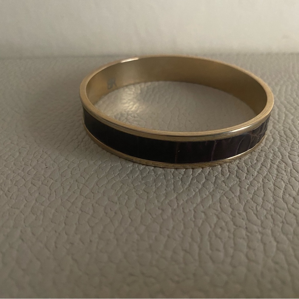 Brand new gold and leather banana republic bracelet